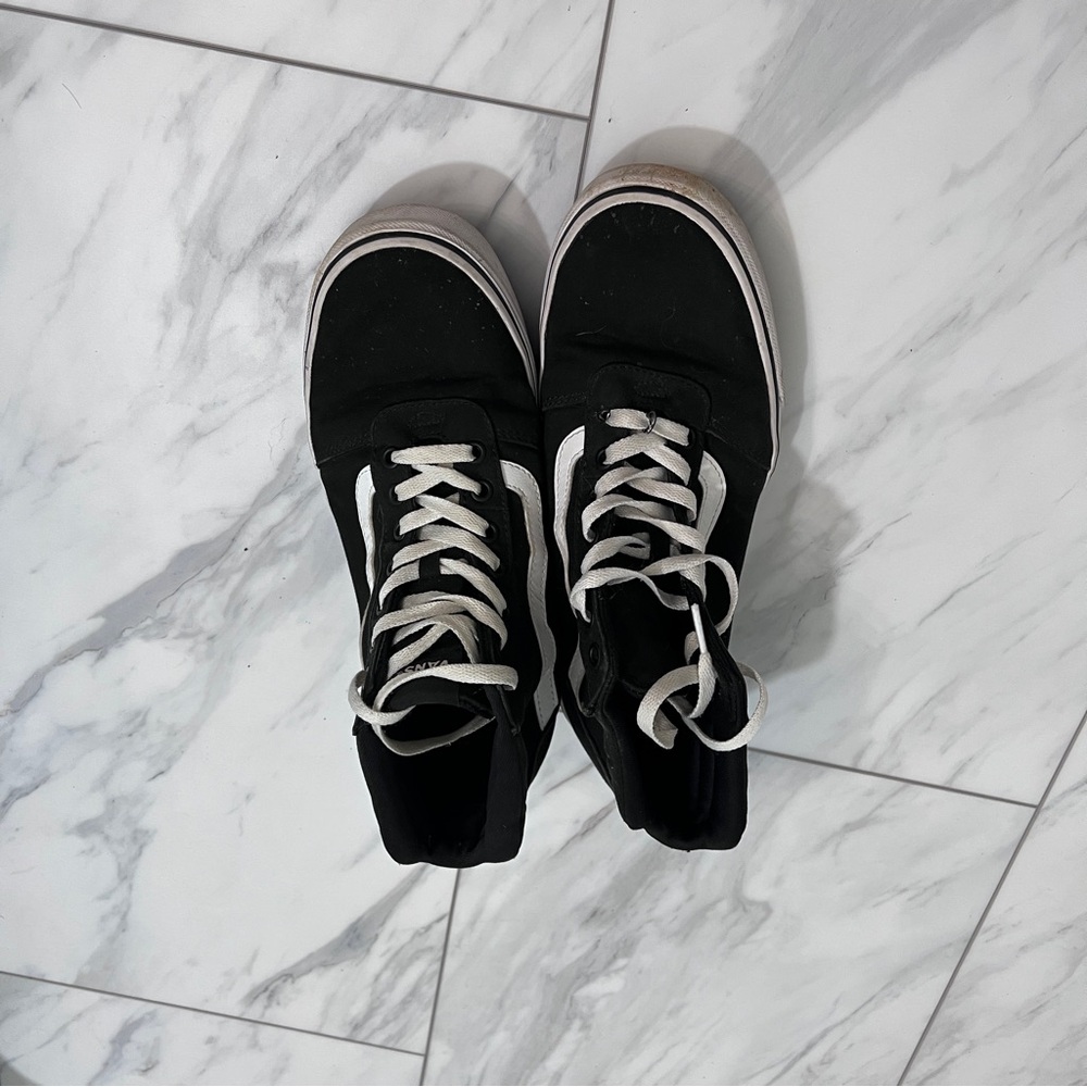 Vans Black and White Sneakers